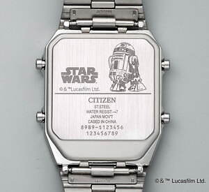 シチズン 　アナデジテンプ　スターウォーズ C-3PO JG2112-55P C-3PO Gold-Tone Dial Stainless Steel Bracelet JG2112-55P