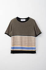 ミューラル、“ミルフィーユの層”着想のサマーニット＆“樹木の年輪”をプリントしたシャツなど｜写真1