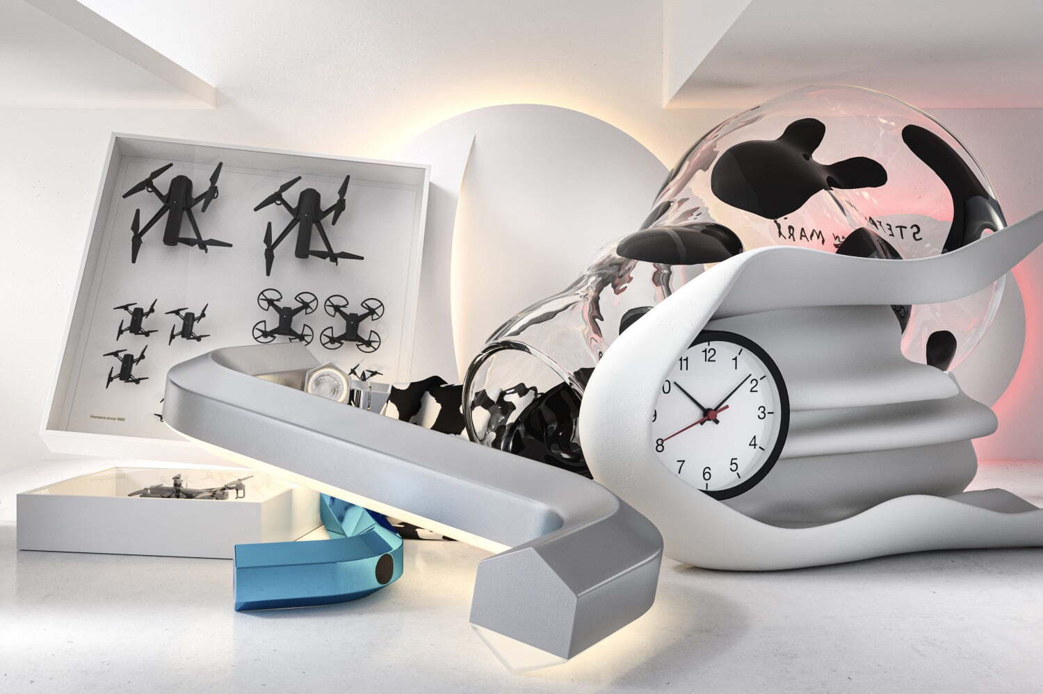 イケアがダニエル・アーシャムら全5組とコラボ - “まるでアート”な時計＆花瓶、ランプなど