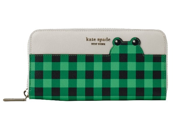 ケイト・スペード2021年夏“カエル＆蜂”のレザー財布、テントウムシの 