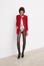 サンローラン 2021年冬ウィメンズコレクション - 対極の狭間で魅せる、新しいエレガンス｜写真23