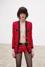 サンローラン 2021年冬ウィメンズコレクション - 対極の狭間で魅せる、新しいエレガンス｜写真50