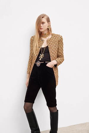 サンローラン 2021年冬ウィメンズコレクション - 対極の狭間で魅せる、新しいエレガンス｜写真9