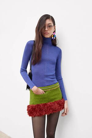 サンローラン 2021年冬ウィメンズコレクション - 対極の狭間で魅せる、新しいエレガンス｜写真21