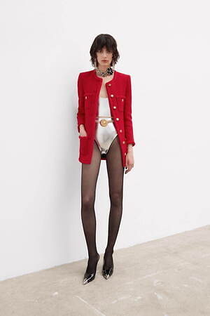 サンローラン 2021年冬ウィメンズコレクション - 対極の狭間で魅せる、新しいエレガンス｜写真23