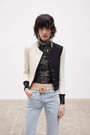 サンローラン 2021年冬ウィメンズコレクション - 対極の狭間で魅せる、新しいエレガンス｜写真43