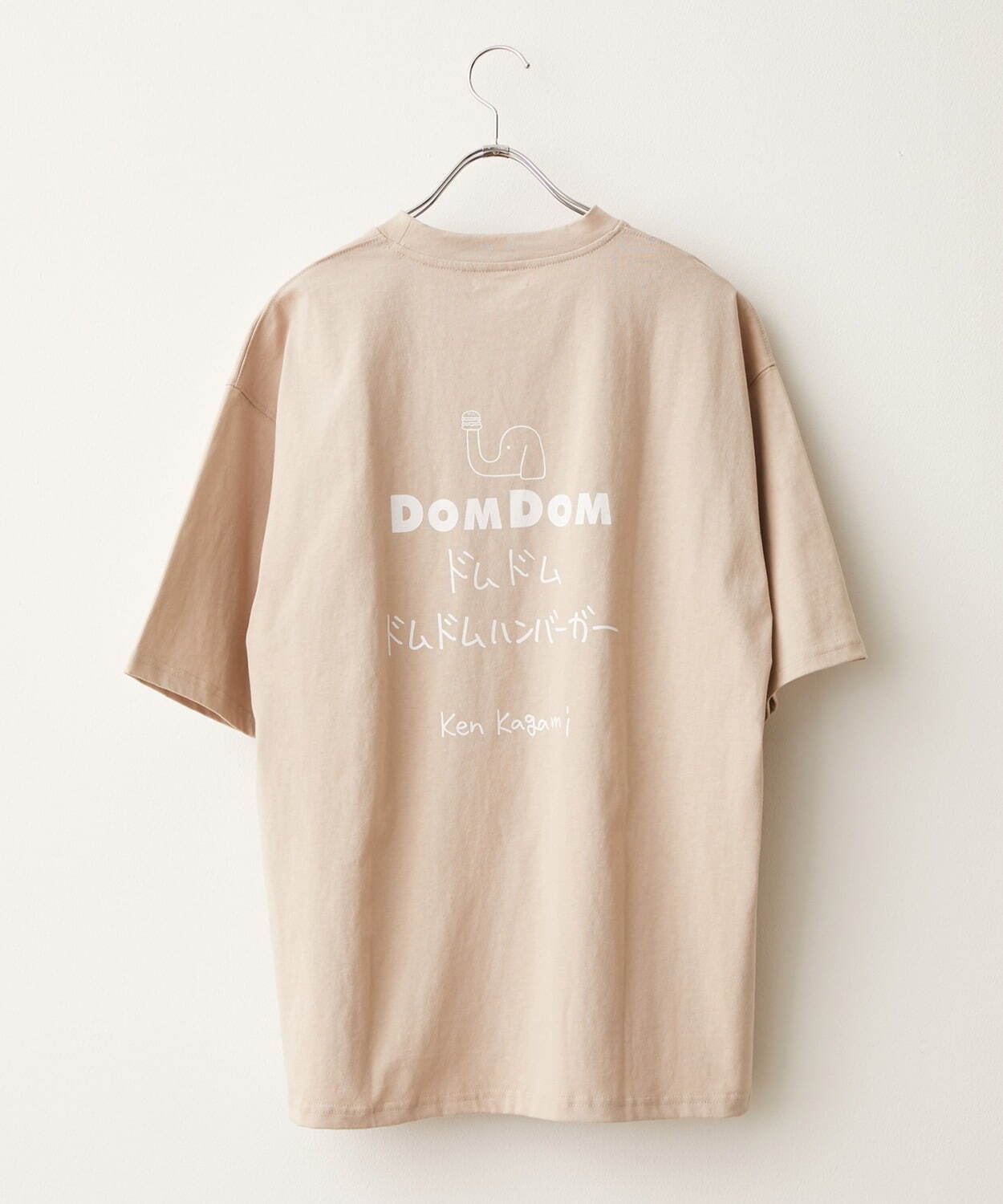 加賀美健デザイン「ドムドムハンバーガー」Tシャツ、くすみカラーに“ドムドムしない”象プリント｜写真30