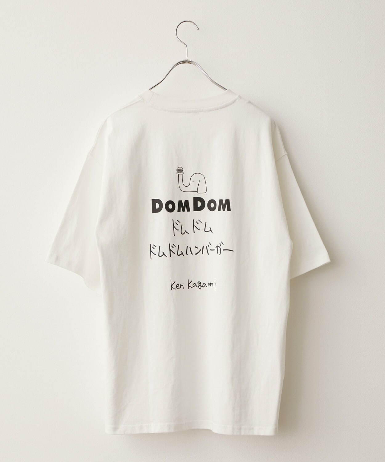 加賀美健デザイン「ドムドムハンバーガー」Tシャツ、くすみカラーに“ドムドムしない”象プリント｜写真29