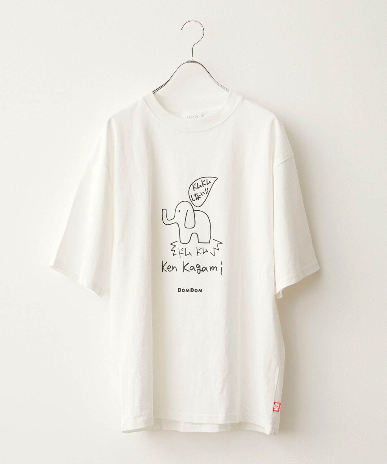 加賀美健デザイン「ドムドムハンバーガー」Tシャツ、くすみカラーに“ドムドムしない”象プリント｜写真48