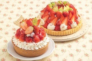 ラ・メゾン アンソレイユターブル パティスリー“苺×ミルク”カスタードタルト、名古屋で