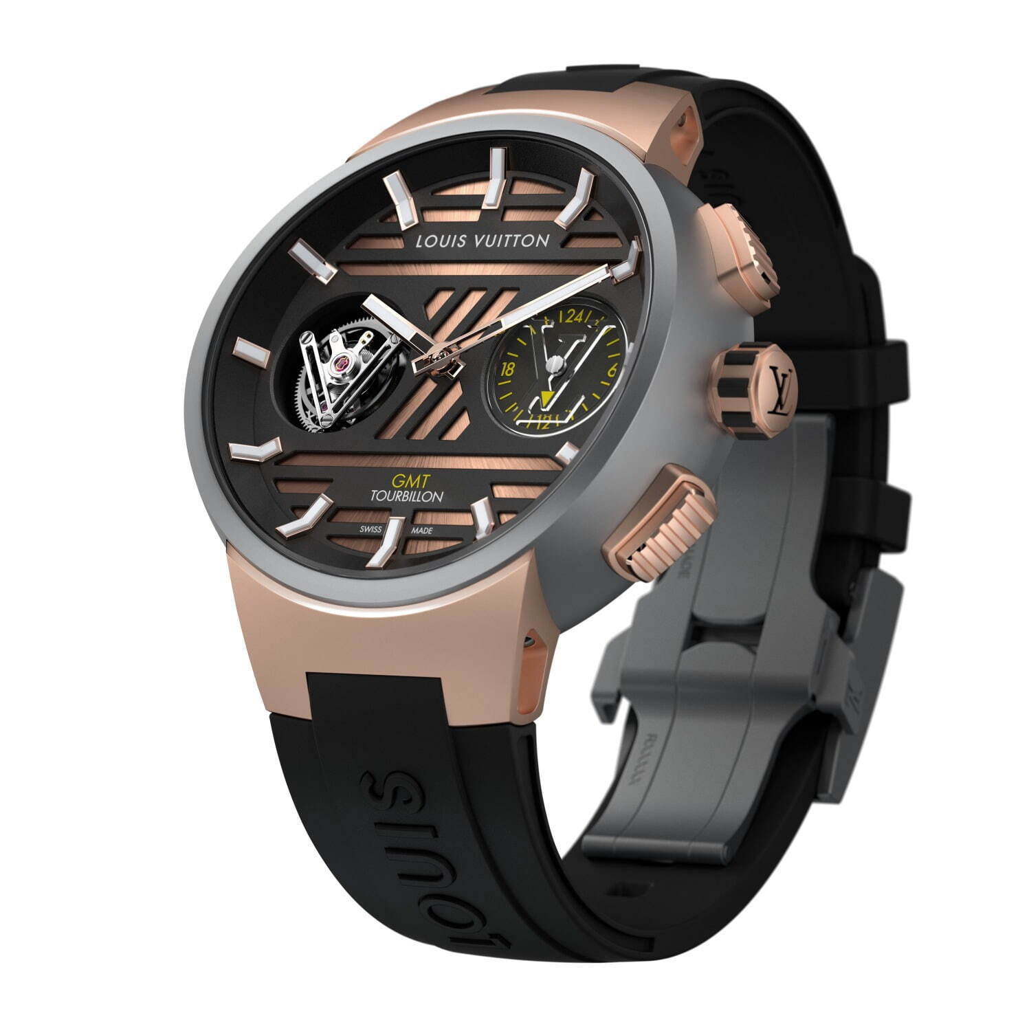 ルイ・ヴィトン「タンブール」新作腕時計 - “メビウスの帯”着想の楕円 