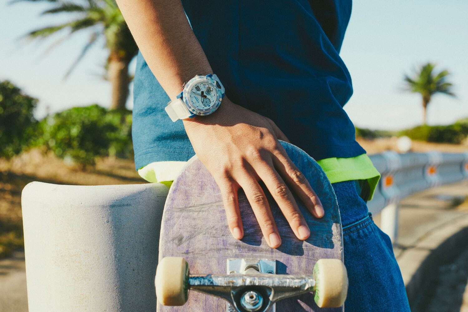 G-SHOCK新作腕時計、鮮やかカラーの薄型スケルトンウオッチなど3型｜写真14