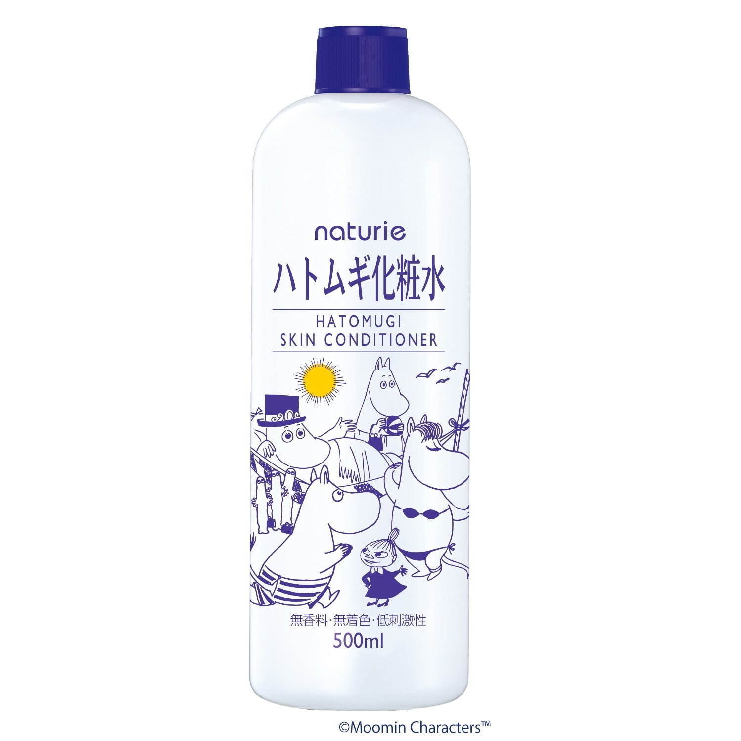 ナチュリエ ハトムギ化粧水 限定ムーミンデザイン 500ml 715円(税込)