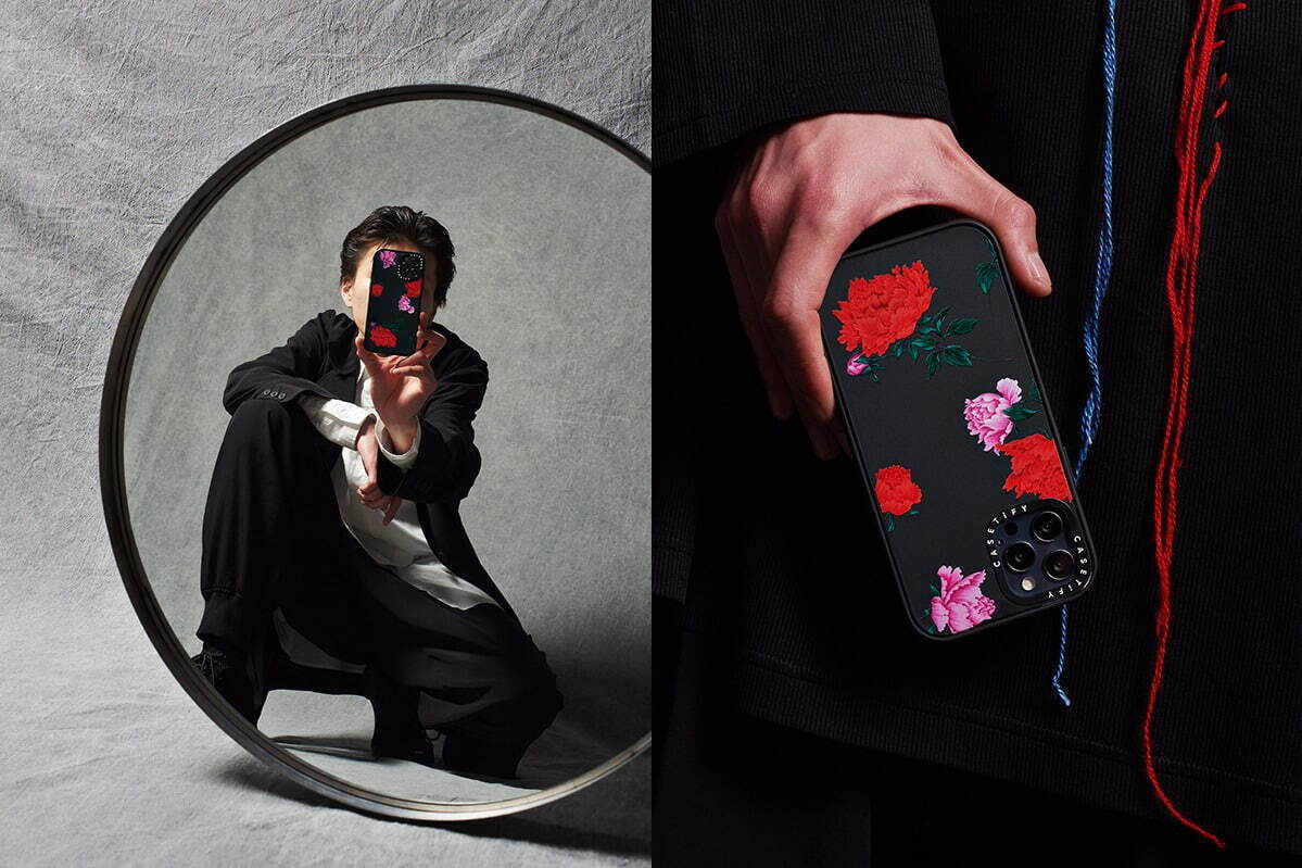 ヨウジヤマモト×ケースティファイのiPhoneケース、“牡丹の花”モチーフやシグネチャーロゴ｜写真5