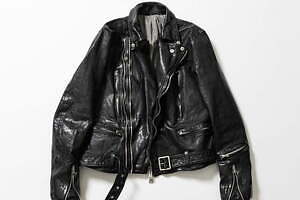 ザ ヴィリディアン×イサムカタヤマ バックラッシュ、カウレザー＆“白なめし”馬革ライダースジャケット
