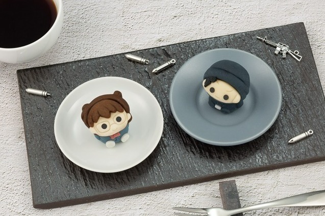 和菓子｜人気アニメ「名探偵コナン」コナンと赤井が和菓子に！もちもち和菓子「食べマス」シリーズ新作