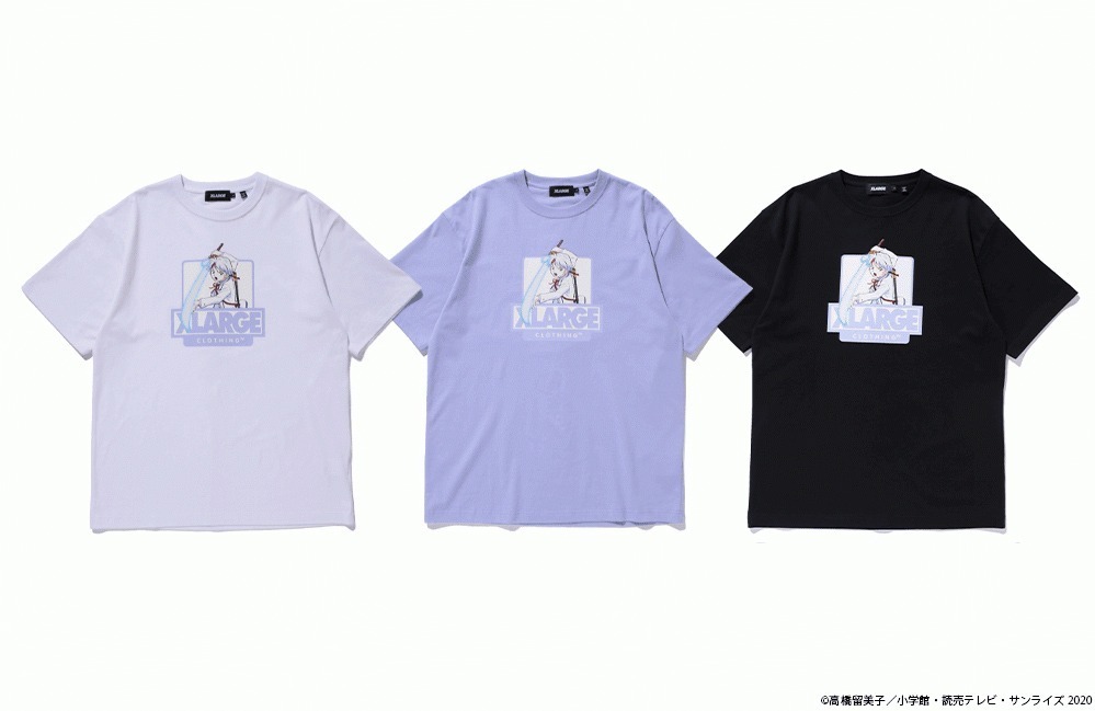 XLARGE×『犬夜叉』のコラボTシャツ、『半妖の夜叉姫』から3人の