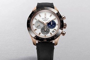 ゼニスの腕時計「クロノマスター スポーツ」ローズゴールドの新色、1/10秒計測が可能なクロノグラフ