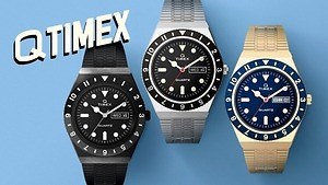 タイメックスの復刻腕時計「Q タイメックス」に新色、オールブラックや 