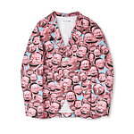 コム デ ギャルソン・シャツ×ユエ・ミンジュン - “笑顔”アートの反復プリントシャツやTシャツ｜写真18