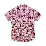 コム デ ギャルソン・シャツ×ユエ・ミンジュン - “笑顔”アートの反復プリントシャツやTシャツ｜写真13