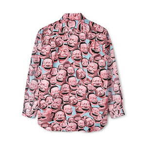 コム デ ギャルソン・シャツ×ユエ・ミンジュン - “笑顔”アートの反復プリントシャツやTシャツ - ファッションプレス コム デ ギャルソン・シャツ×ユエ・ミンジュン - “笑顔”アートの反復プリントシャツやTシャツ - ファッションプレス