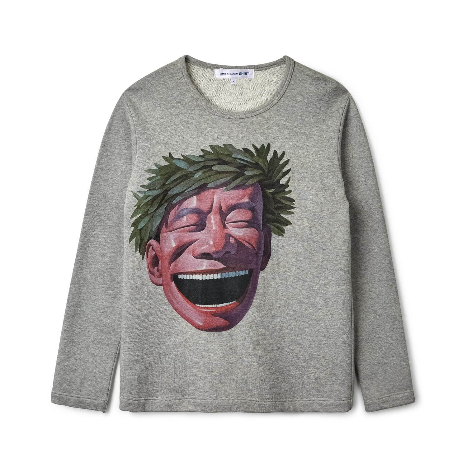 コム デ ギャルソン・シャツ×ユエ・ミンジュン - “笑顔”アートの反復プリントシャツやTシャツ｜写真11