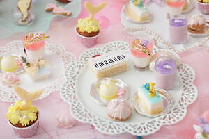 ストリングスホテル 八事 NAGOYA「人魚姫」のスイーツブッフェ、ドレスケーキ＆貝マカロンなど｜写真4