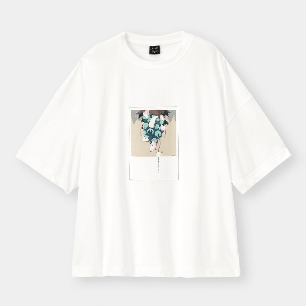 GUと須田景凪が初コラボ、歌詞＆アボガド6のイラストを配したTシャツやボディバッグ｜写真15