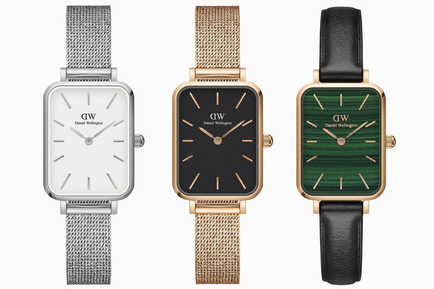 ダニエル ウェリントンの新作腕時計「クアドロ」ブランド初のスクエア