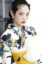 メイベリン ニューヨーク×ふりふ“落ちないリップ”着想のコラボ浴衣、猫やフラワーモチーフ｜写真11