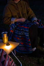 スノーピーク / ペンドルトンのタオルブランケット新作“キャンプギア”柄をグレー＆ブルーの2色で｜写真11