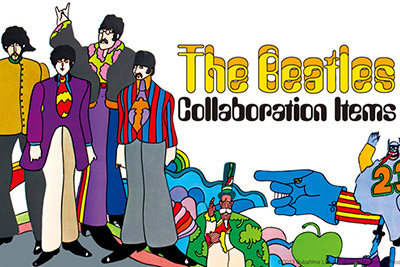 ビートルズ×グラニフ、コラボTシャツ発売！グリーンアップルにロゴがプリントされた限定ショッパーも