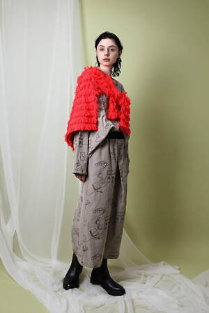 カミシマチナミ イエロー(KAMISHIMA CHINAMI YELLOW) 2021-22年秋冬ウィメンズコレクション  - 写真31