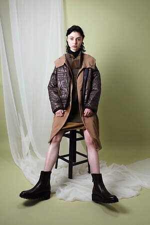 カミシマチナミ イエロー(KAMISHIMA CHINAMI YELLOW) 2021-22年秋冬ウィメンズコレクション  - 写真34