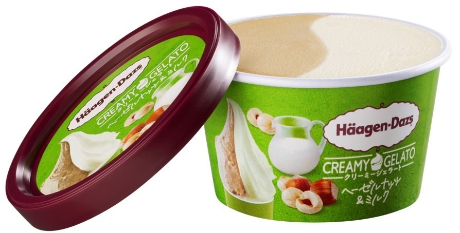 ハーゲンダッツ(Häagen-Dazs) ヘーゼルナッツ＆ミルク マンゴー＆パッションフルーツ｜写真1