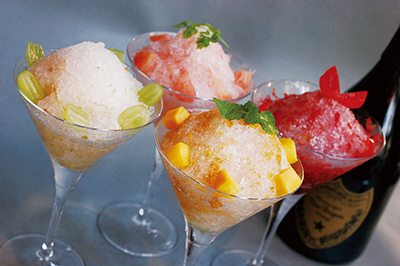 “ドンペリ”かき氷、夏季限定発売 - フレッシュフルーツのトッピングで大人の味わい | 写真
