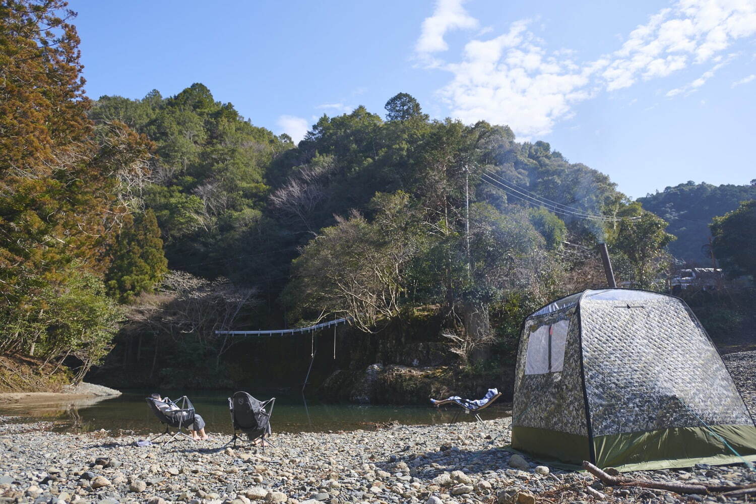 ＜和歌山・那智勝浦＞“お寺常設キャンプ場”「テンプル キャンプ大泰寺」のテントサウナ