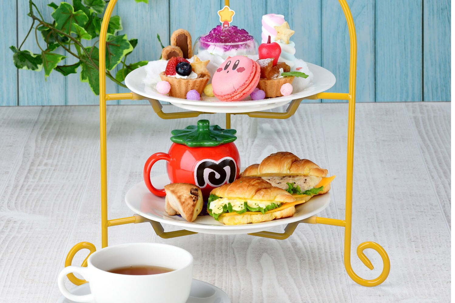 星のカービィ｜カービィカフェで“夢の泉”アフタヌーンティー再登場、カービィマカロンやマキシムトマトのスープなど