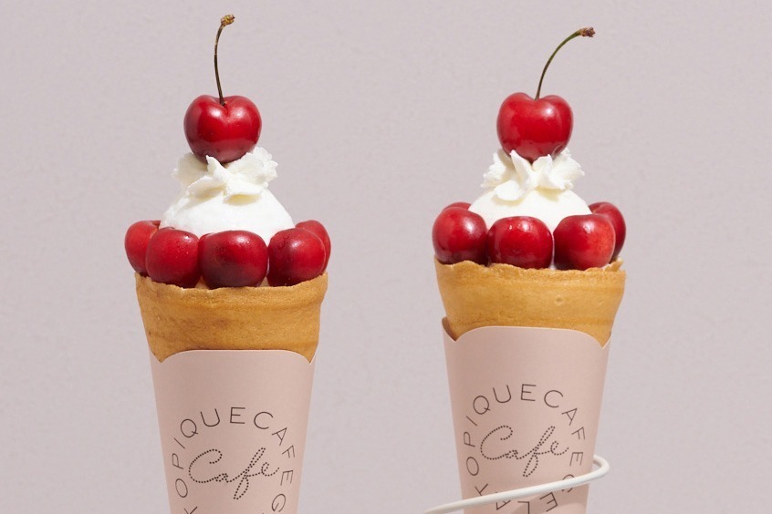 三井アウトレットパーク｜ジェラート ピケ カフェからアメリカンチェリーの限定クレープ＆ソフトクリーム