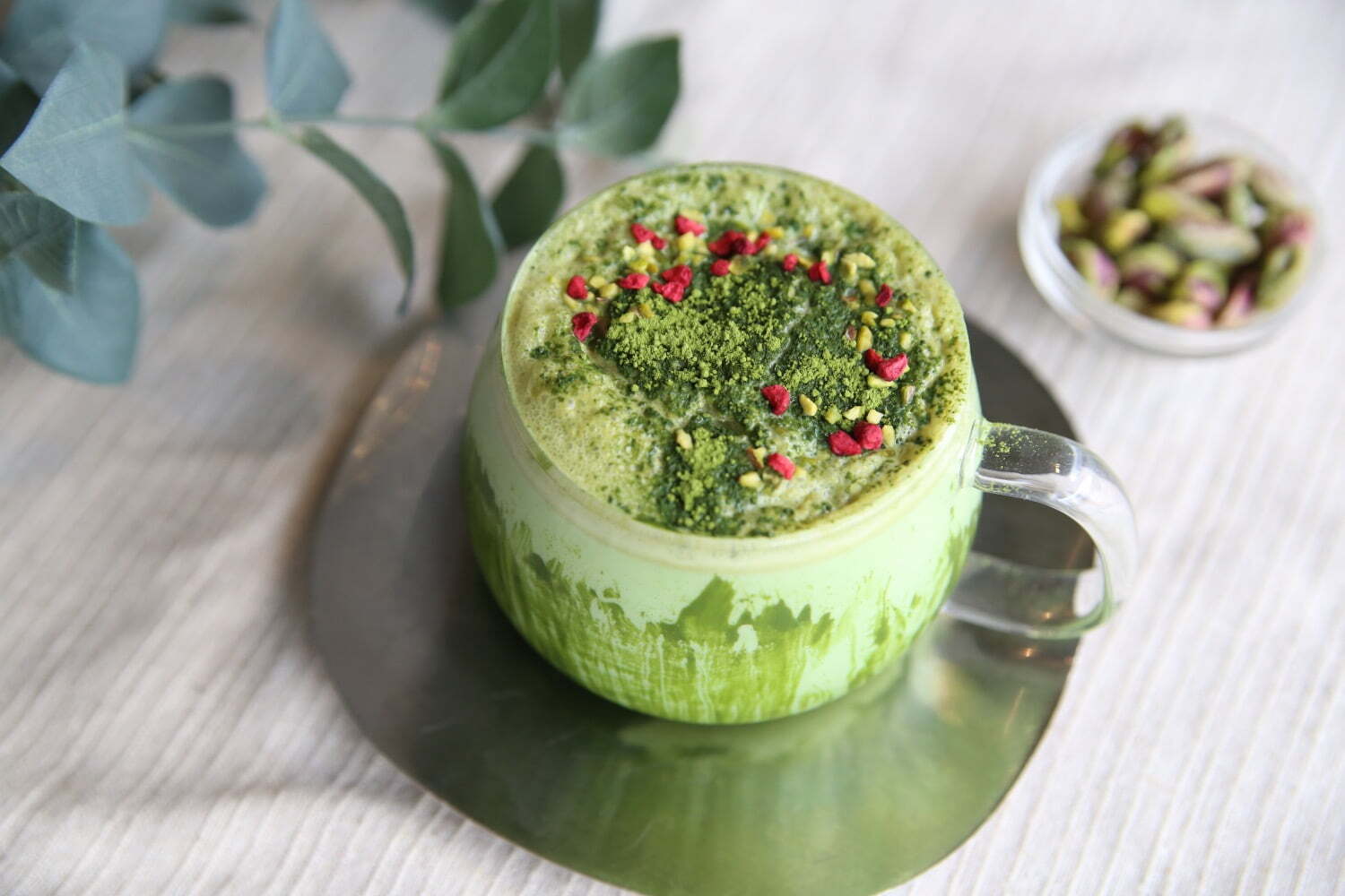 チャバティ「ピスタチオティーラテ」