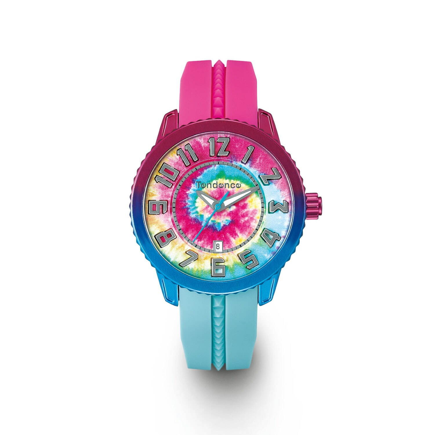 テンデンス“タイダイ柄”の腕時計、インデックスが光る「フラッシュ」に 
