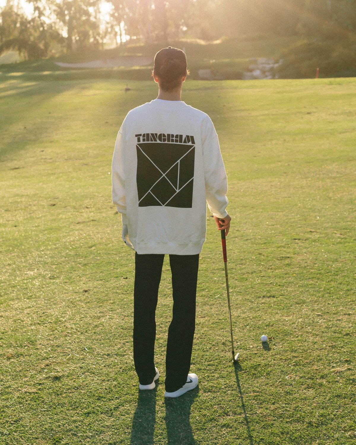 Tangram ゴルフジャケット　ブラック(サイズL)