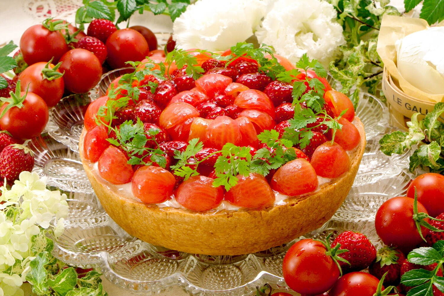 キル フェ ボンからフルーツトマトや人参、枝豆の限定野菜タルト｜写真1