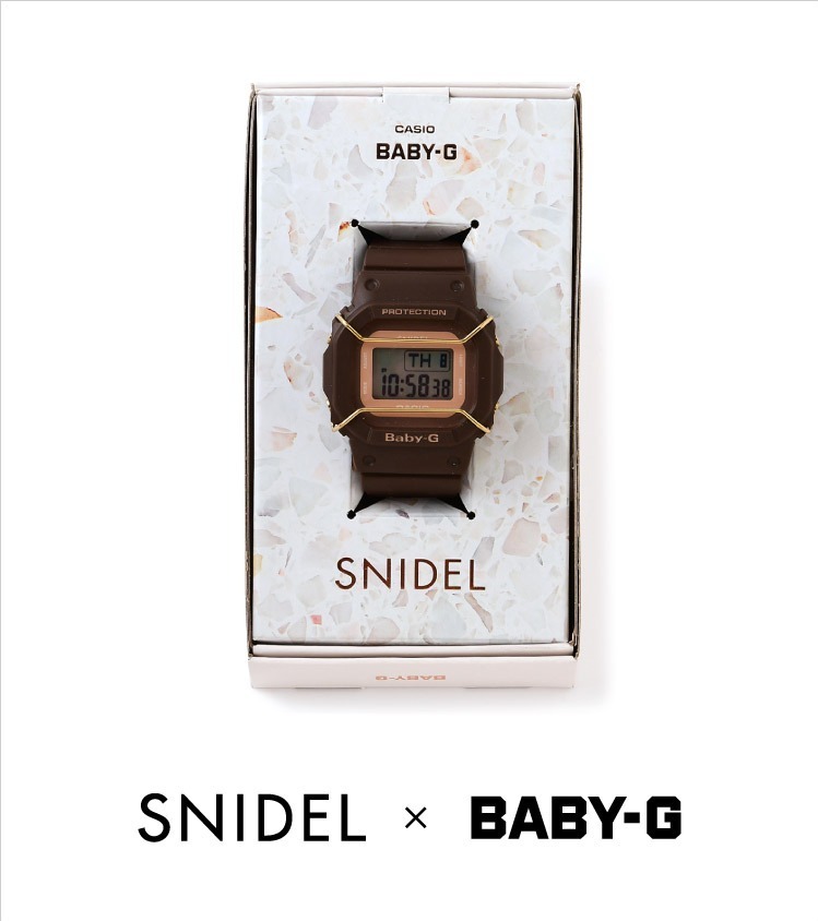 新品スナイデル(SNIDEL)とBABY-G(ベイビージー)のコラボレーション