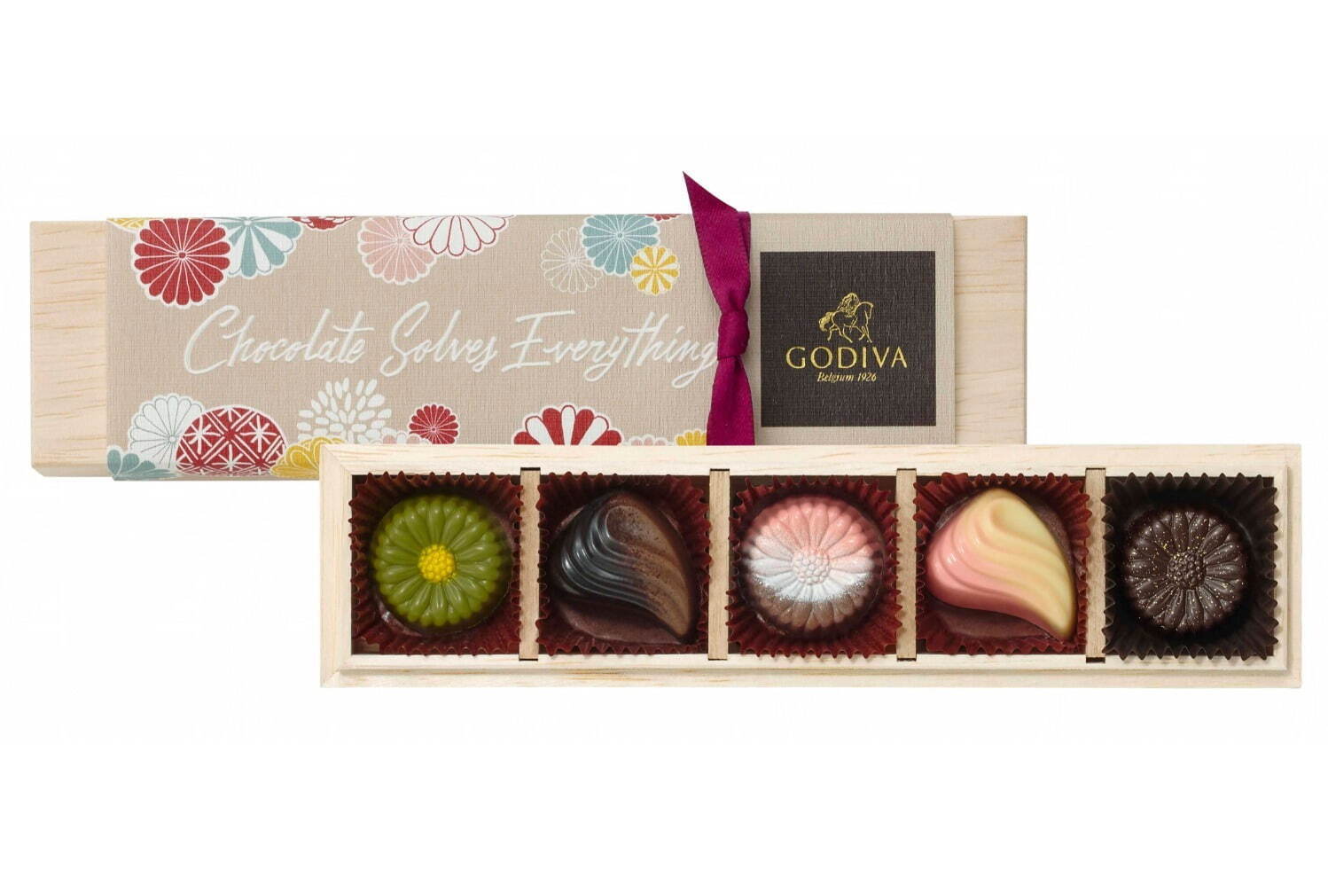 ゴディバ“日本の美”表現した新作チョコレート - 白桃や抹茶の限定 