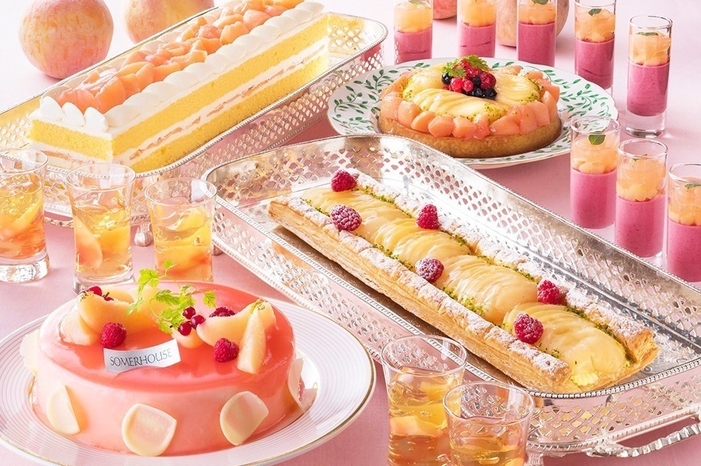 横浜ベイホテル東急、桃尽くしの夜スイーツブッフェ「スィートジャーニー」