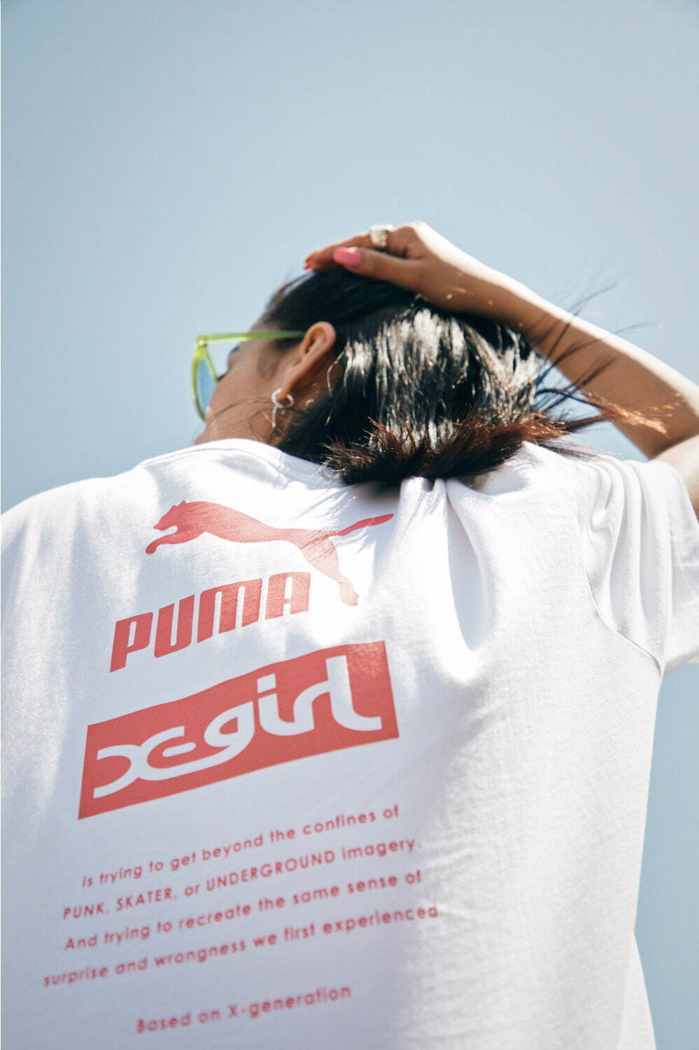 プーマ×X-girl“バンダナ柄＆パステルカラー”のスニーカーやロゴ入りTシャツなど｜写真22