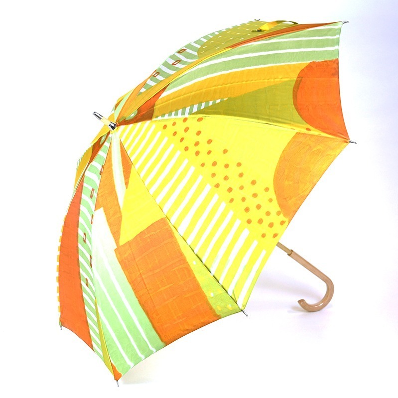 ハレフネ、“まるで水彩画”の「ほぐし織」傘