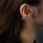 イー・エムの新作イヤージュエリー、パール×スタッズを並べたイヤーカフやジルコニアの装飾｜写真2